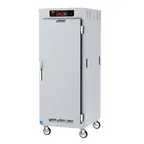 image of Metro C589-SFS-L Full Height 1-Door Solid Heated Holding Cabinet, 73-78", 35×18"x26" Pan, Stainless Steel, 2000W, ENERGY STAR®