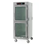 image of Metro C589L-SDC-LPDS Full Height 4-Door Dutch Glass Heated Holding Cabinet, 34-Pan Capacity, 1440W, 120V, Stainless Steel