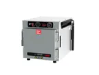 image of Metro HBCN4-ASPC-CT HotBlox "Countertop" Heated Holding Cabinet, 4-Pan, All Aluminum, Solid Front & Clear Rear Door
