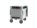 image of Metro HBCN4-ASPS-UC HotBlox Insulated "Undercounter" 4-Pan Heated Holding Cabinet, All Aluminum, Solid Doors, 120V 875W