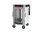 image of Metro HBCN8-ACPC-M HotBlox Insulated Heated Holding Cabinet, Mobile, Pass-Thru, 8-Pan Capacity, Clear Doors, 120V 875W