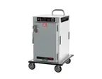 image of Metro HBCN8-AS-T "Half Height" 1-Door Solid Heated Holding Cabinet, 875W, 120V, 5" Casters, 16 Pan Capacity