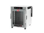 image of Metro HBCW8-DCPS-UC "Undercounter" 1-Section Heated Holding Cabinet, 8-Pan, Stainless Steel & Galvanized, Clear Front Door