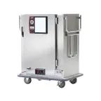 image of Metro MBQ-120 1-Section 1-Door Heated Banquet Cabinet, 120 Plate Capacity, Steel, 1650W, 6" Casters