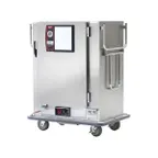image of Metro MBQ-144-QH 70" 1-Door Solid Heated Banquet Cabinet, 144 Plate Capacity, Quad-Heat, 120V 1650W