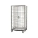 image of Metro MQSEC55LE MetroMax Q Heavy Duty Mobile Security Shelving Unit, 28" x 51" x 69"