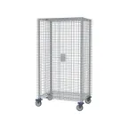 image of Metro MQSEC55VE MetroMax Q Stem Caster Mobile Security Shelving Unit, 28" x 53" x 68"