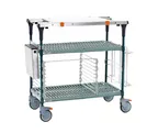 image of Metro MS1836-PRPR-PK2 PrepMate® MultiStation w/ Super Erecta Pro® Hybrid Mat Shelving