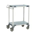 image of Metro MXUC1830G-25 MetroMax® i Polymer 2-Shelf Utility / Bus Cart - 24" x 36" x 40"