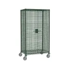 image of Metro SEC35EK3 Super Erecta Mobile Security Unit w/ Metroseal Green Epoxy, 52 3/4" x 21 1/2" x 68 1/2"