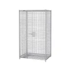 image of Metro SEC53S-HD Super Erecta Stainless Steel Security Unit, 38.5W x 28D x 62H, Heavy Duty Wire, NSF