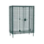 image of Metro SEC55K3 Super Erecta Stationary Security Unit, Metroseal Green Epoxy, 27.25" x 50.5" x 66.8"