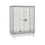 image of Metro SEC55S-HD Super Erecta Heavy Duty Stainless Steel Dolly and Plate Caster Security Unit