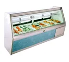 image of MarcRefrig MFC-6 S/C 70" Flat Refrigerated Seafood Display Case