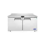 image of Atosa USA MGF8410GR 60" 2-Section Worktop Refrigerator w/ 2 Doors, 17.2 cu. ft.