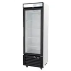 image of Migali C-12RM-HC 24" 1-Section Merchandiser Refrigerator in White, with Glass Door, 12.0 cu. ft.