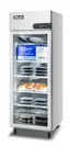 image of Migali C-1FG-HC 28.8" 1-Glass Door Reach-In Refrigerator, 21.4 cu. ft., Top Mounted, Stainless Steel, 1/2 HP