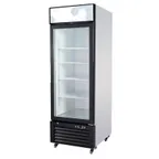 image of Migali C-23RM-HC 27" 1-Section Merchandiser Refrigerator in White, with Glass Door, 23.0 cu. ft.
