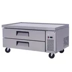 image of Migali C-CB48-HC 48" 2 Drawers Refrigerated Equipment Stand/Chef Base, 9.4 cu. ft.