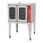 image of Migali C-CO1-LP Single Deck Full Size LP Gas Convection Oven, (5) Pans, 46.000 BTU
