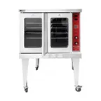 image of Migali C-CO1-NG Single Deck Full Size Natural Gas Convection Oven, (5) Pans, 46.000 BTU