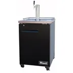image of Migali C-DD23-1-HC 23" 1 Column Draft Beer Cooler, 1 Keg, 7.0 cu. ft.