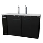 image of Migali C-DD60-2-HC 60" 2 Columns Draft Beer Cooler, 2 Keg, 15.8 cu. ft.