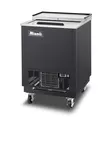 image of Migali C-GF25-HC 26" Glass Froster, Black Exterior, Lid, -5°F To 2°F, R290, 1/3 HP 115V