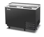 image of Migali C-GF50-HC Glass Froster, 49.5" Width, 12.2 Cu Ft, Black, Sliding Lid, -5°F To 2°F, R290