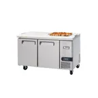 image of Migali C-RWT67-HC 67" 2-Section Worktop Refrigerator w/ 2 Doors, 20 cu. ft.