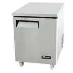 image of Migali C-U27F-HC 27" 1-Section Undercounter Freezer w/ 1 Door, 6.5 cu.ft.