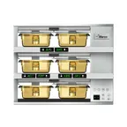 image of Merco MHG32SAB1N MercoMax™ Countertop Single Sided Heated Holding Cabinet w/ (3) Shelves & (6) Trays