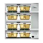 image of Merco MHG42SAB2N MercoMax™ Countertop Double Sided Heated Holding Cabinet w/ (4) Shelves & (8) Trays