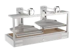 image of Mibrasa GMB 200 82" Countertop Charcoal Parrilla Grill w/ (2) Adjustable Grills