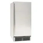 image of Maxx Ice MIM50P-O 15" Air Cooled Full Cube 65 lb Undercounter Ice Machine with 25 lb Bin, Outdoor