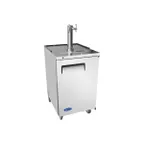 image of Atosa USA MKC23GR 23" 1 Tower Draft Beer Cooler Dispenser, 7.1 cu. ft.