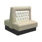 image of MKLD 36-DT-D Double Booth, 48L x 36H, Upholstered Diamond Tufted Back & Seat