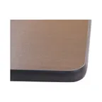 image of MKLD AKRTR42 42" Round Laminate Table Top, 1-1/4" Thick, Reversible, Black T-Mold Edge