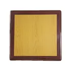 image of MKLD AMRTR36-2TONE Round Resin Coated Cherry/Mahogany Table Top, 36" Dia., 1-3/4" Thick, Quick Ship