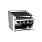 image of Magikitchn CM-RMB-672CR 72" Countertop Gas Charbroiler w/ Cast Iron Radiant, 240.000 BTU