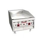 image of Magikitchn MKG-24-ST 24" Countertop Gas Griddle, Solid State Controls , 1" Steel Plate, 60.000 BTU
