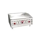 image of Magikitchn MKG-36 36" Countertop Gas Griddle, Snap-Action Thermostat, 1" Steel Plate, 90.000 BTU