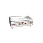 image of Magikitchn MKG-48-ST 48" Countertop Gas Griddle, Solid State Controls , 1" Steel Plate, 120.000 BTU