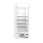 image of Beverage-Air MMF27HC-1-W 30" 1 Glass Door Merchandising Freezer in White, 26.5 cu. ft.