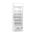 image of Beverage Air MMR23HC-1-W 27" One Glass Door Merchandiser Refrigerator in White, 23 cu. ft