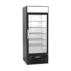 image of Beverage Air MMR27HC-1-B 30" One Glass Door Merchandiser Refrigerator in Black, 25.88 cu. ft.