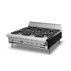 image of Montague Company C36-5S 36" Countertop Gas Heavy Duty Range, (6) Open Burners w/ (3) Step-Up, 150.000 BTU 
