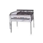 image of Montague Company M36-6 36" Gas Heavy Duty Range w/ (4) Open Burners, 12" Griddle, Modular Stand Base, 135.000 BTU