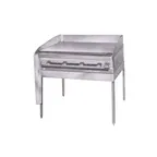 image of Montague Company M36-8 36" Gas Heavy Duty Range w/ 36" Full Griddle, Modular Stand Base, 60.000 BTU