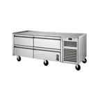 image of Montague Company RB-60-SC 60" Heavy Duty Refrigerated Chef Base w/ 4 Drawers